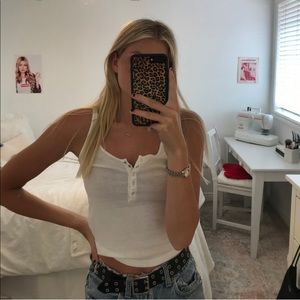 Brandy Melville white tank